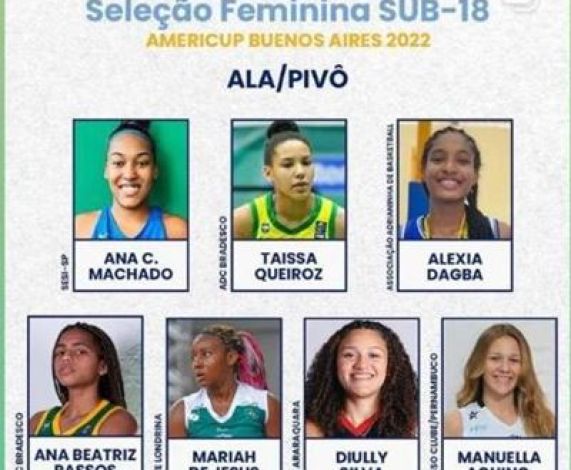 Amapaense é convocada para Seleção Brasileira sub-18 feminina de basquete