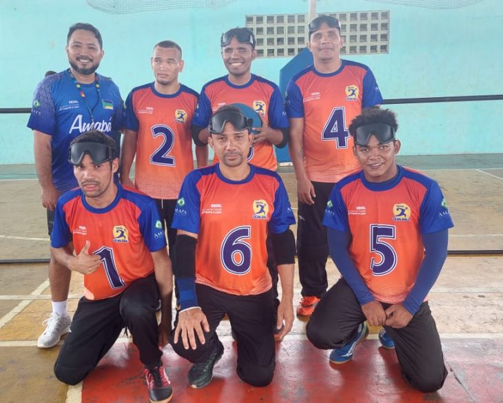 Time amapaense de goalball disputa torneio nacional em Mato Grosso do Sul