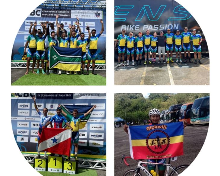 Seleção Amapaense de Ciclismo conquista 5 medalhas no torneio Norte e Nordeste